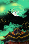 新中式底纹
