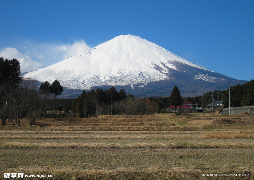 日本富士山风光