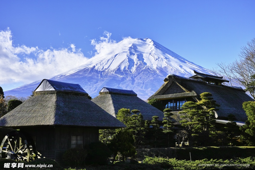 日本富士山风光