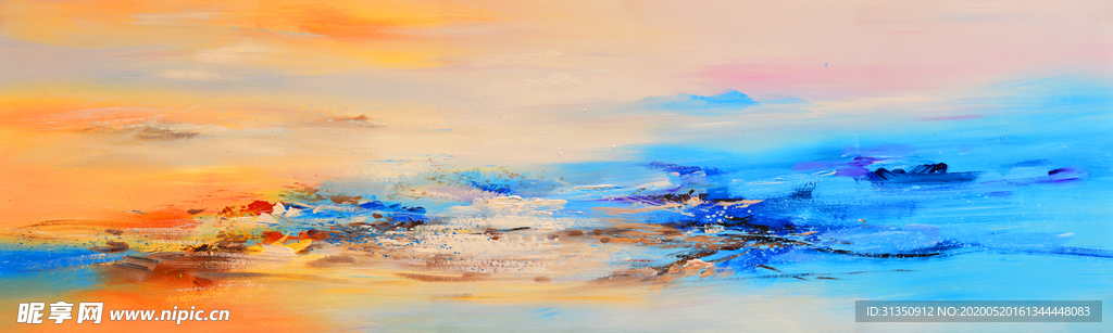 抽象油画