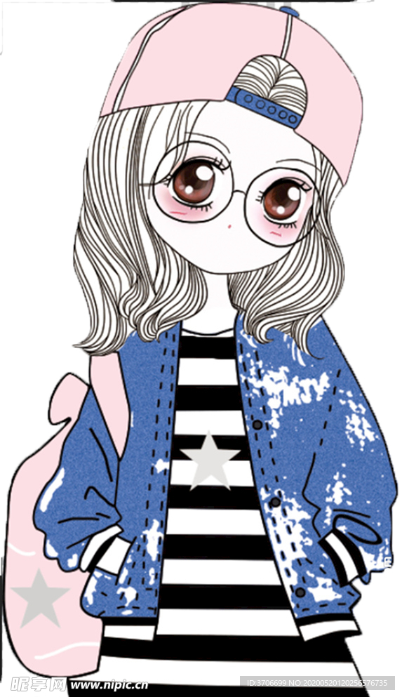 卡通少女