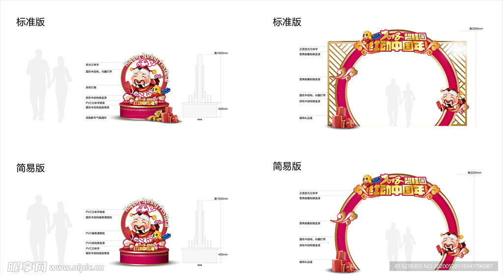 新年堆头门楼