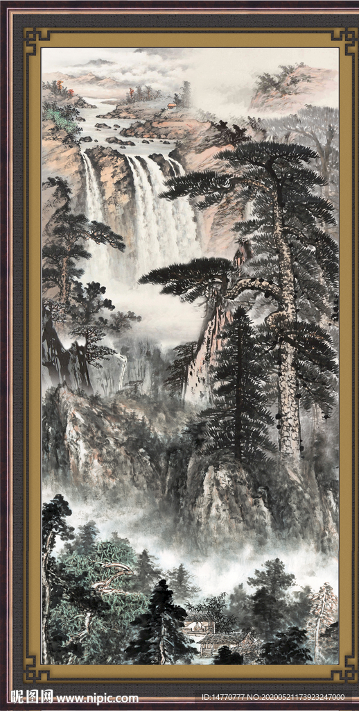 山水聚宝盆