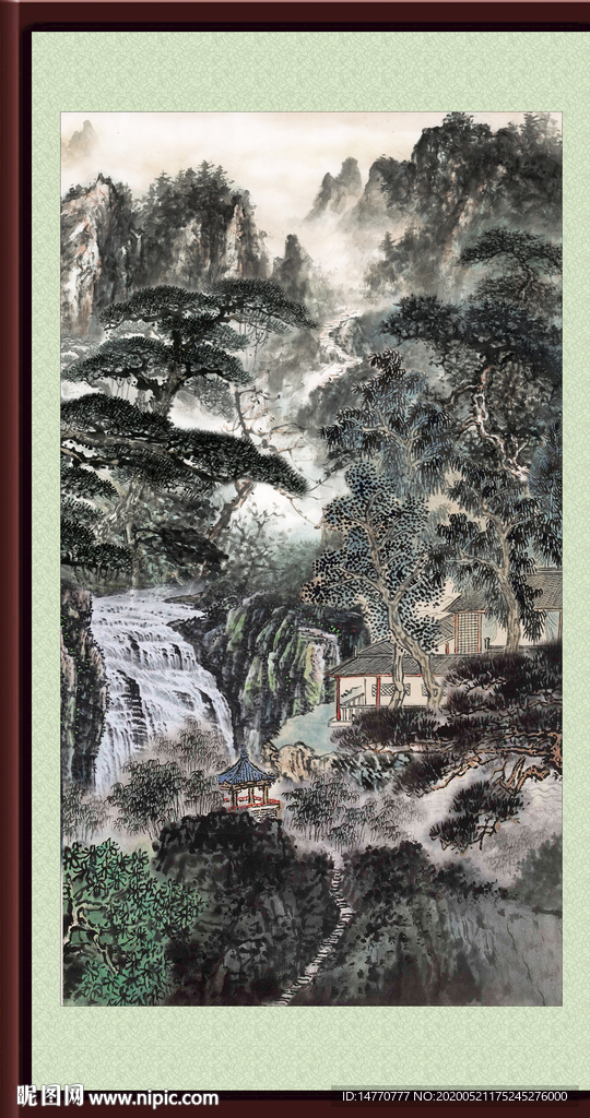 山水聚宝盆