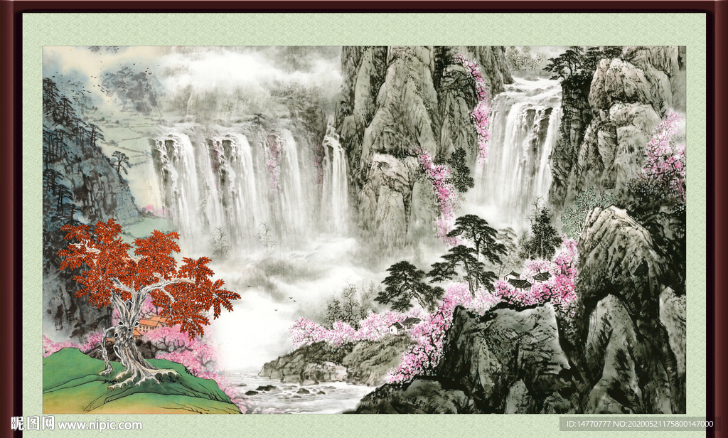 聚宝盆山水