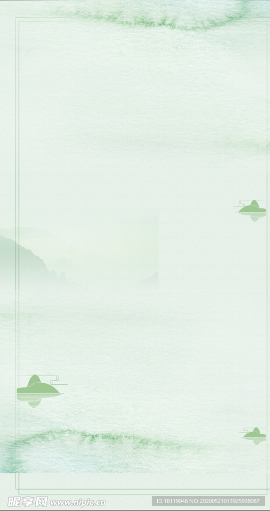 中国风字画框