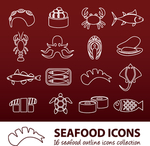 线条图标 线条icon 简洁图