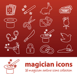 线条图标 线条icon 简洁图