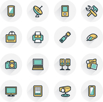 线条图标 线条icon 简洁图