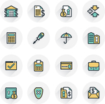 线条图标 线条icon 简洁图