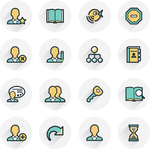 线条图标 线条icon 简洁图