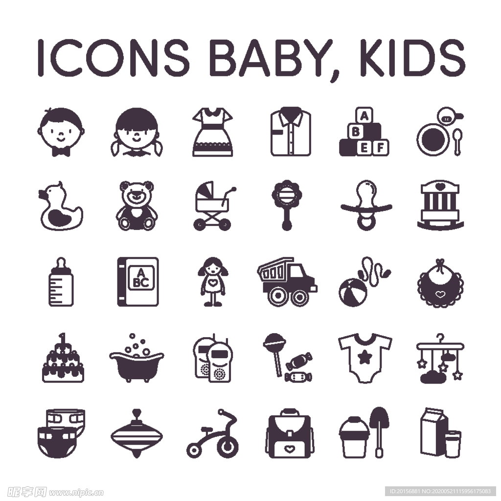 线条图标 线条icon 简洁图