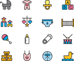 线条图标 线条icon 简洁图