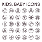 线条图标 线条icon 简洁图
