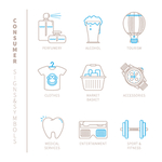 线条图标 线条icon 简洁图