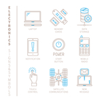 线条图标 线条icon 简洁图