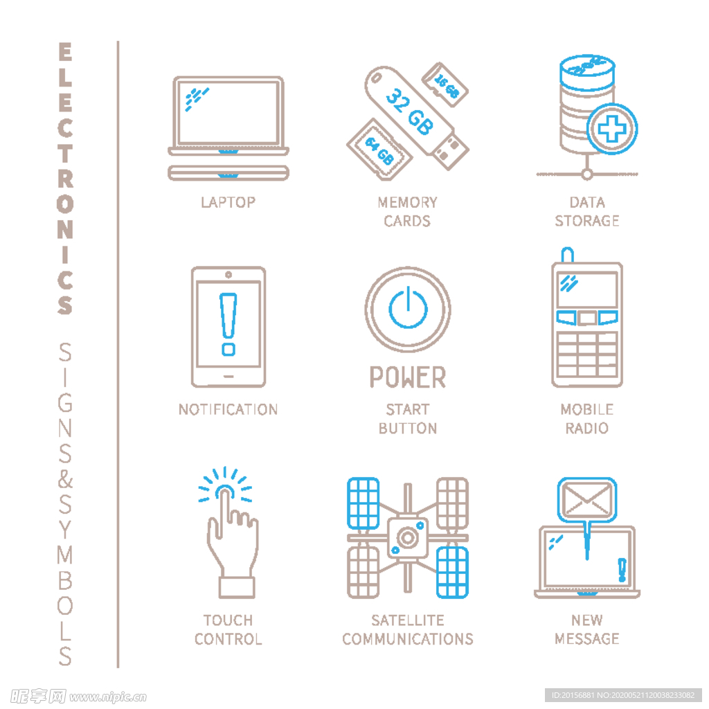 线条图标 线条icon 简洁图