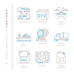 线条图标 线条icon 简洁图