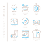 线条图标 线条icon 简洁图