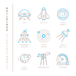 线条图标 线条icon 简洁图