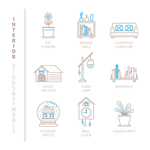 线条图标 线条icon 简洁图