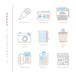 线条图标 线条icon 简洁图