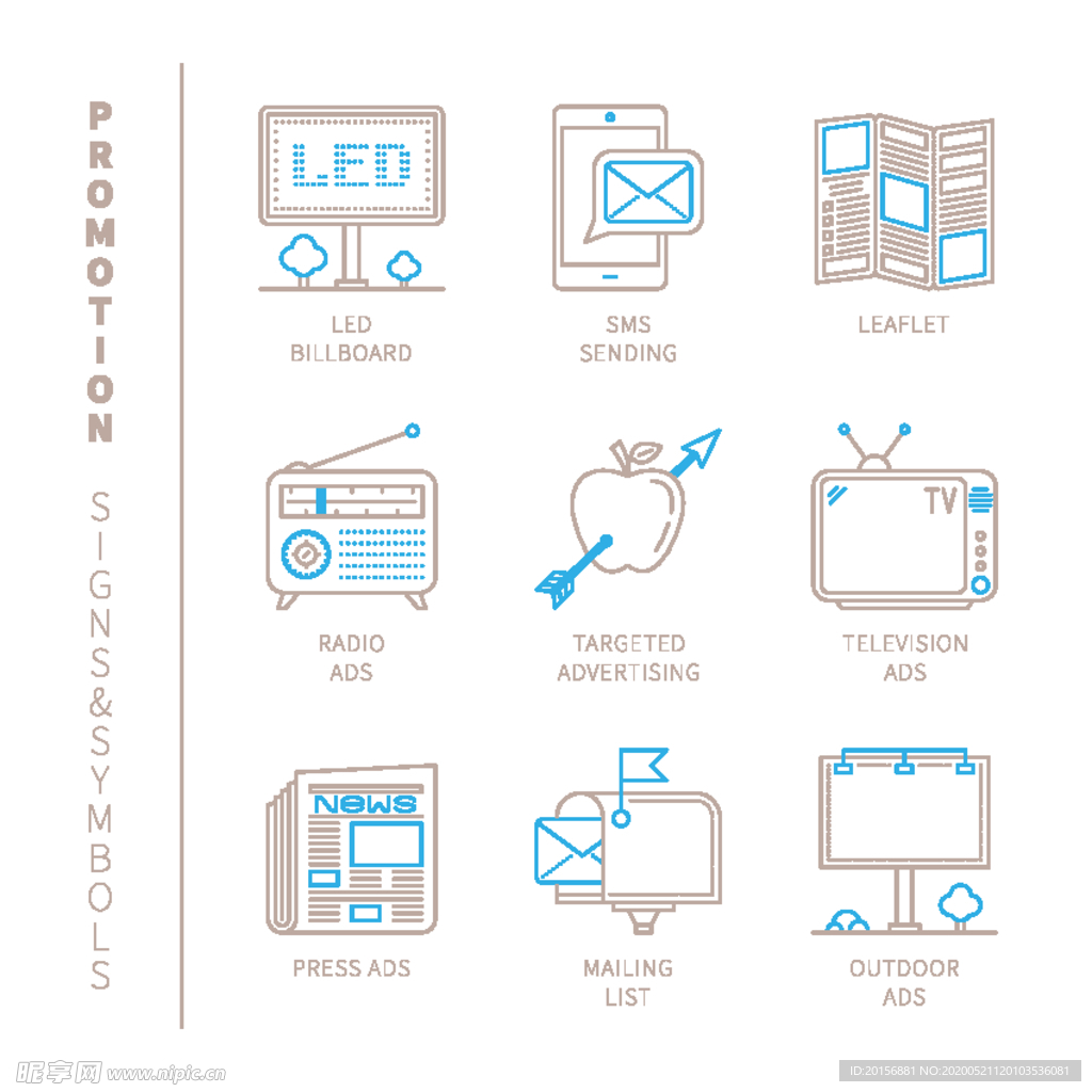 线条图标 线条icon 简洁图