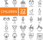 线条图标 线条icon 简洁图