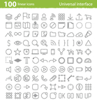 线条图标 线条icon 简洁图