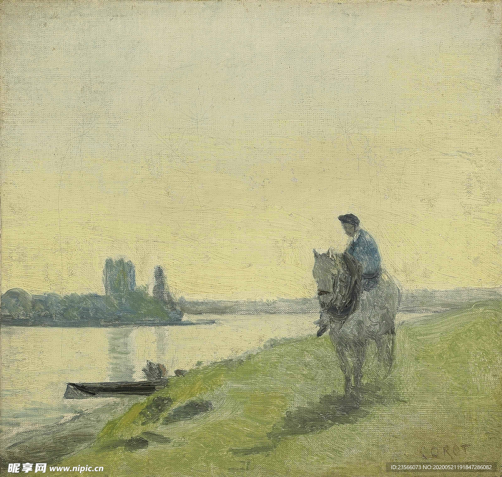 复古风景油画