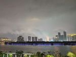 城市水墨雨景