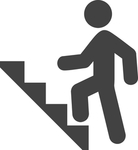 上楼梯标识