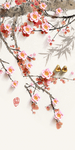 花朵梅花古风复古壁画墙画背景