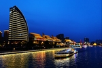 魅力天津海河夜景