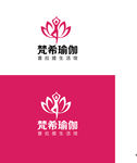 瑜伽行业标识设计