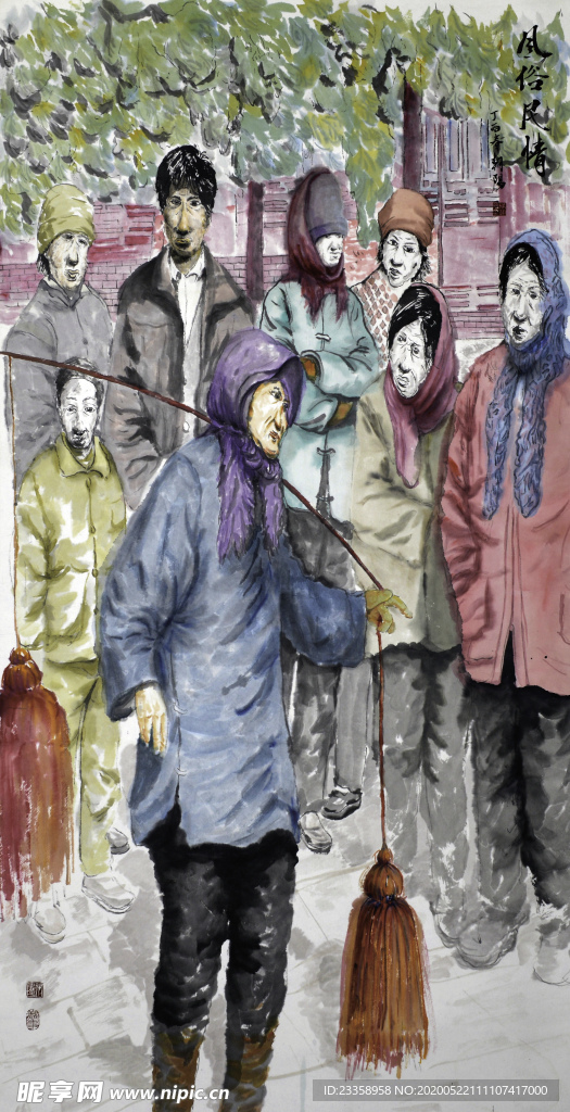 中国画 风俗民情