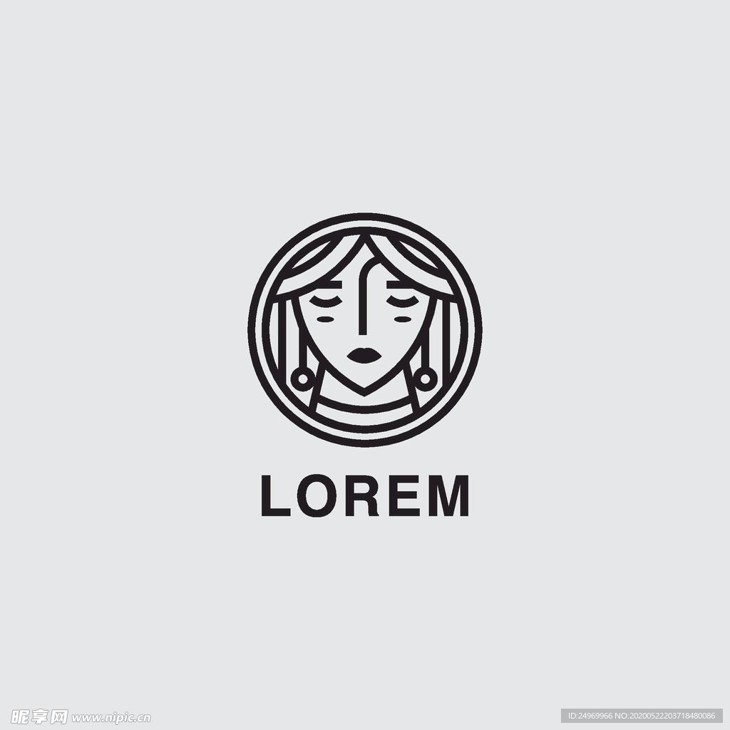 女性logo