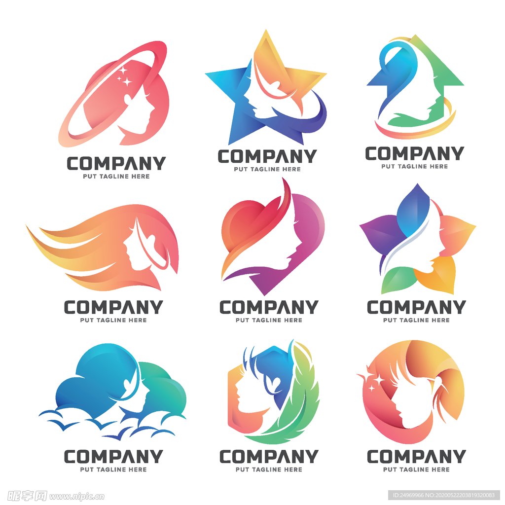 女性logo