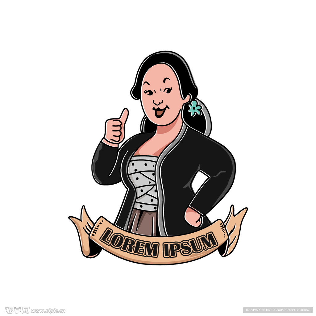 女性logo