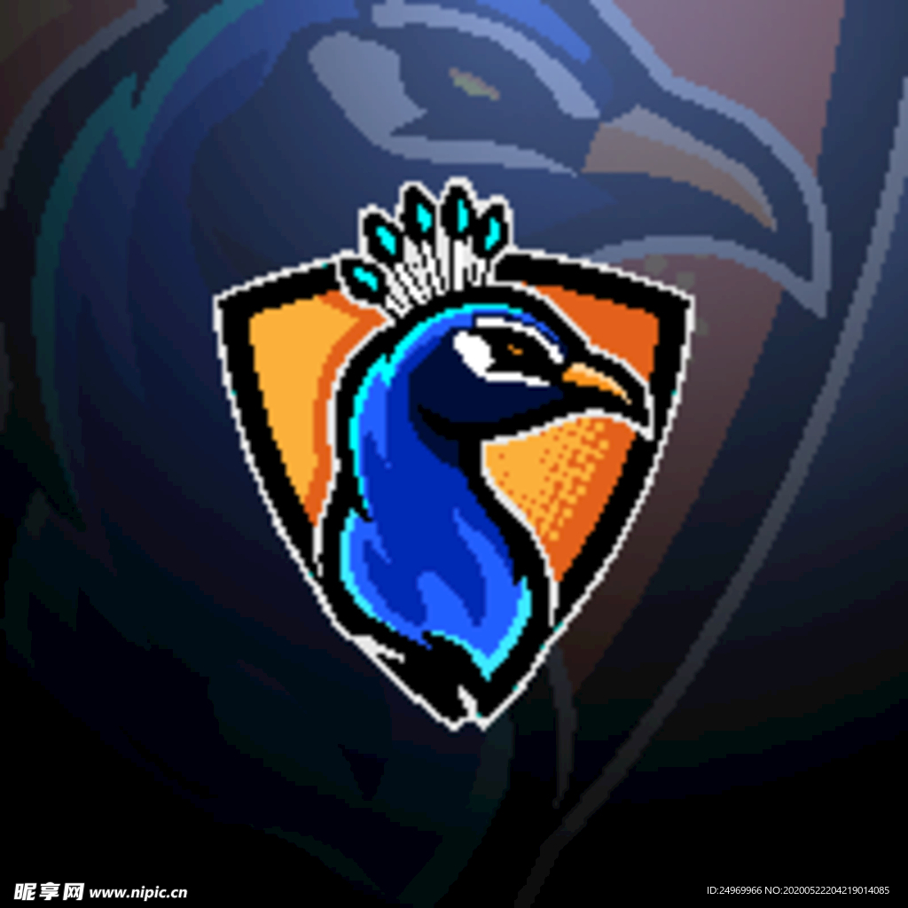 孔雀logo