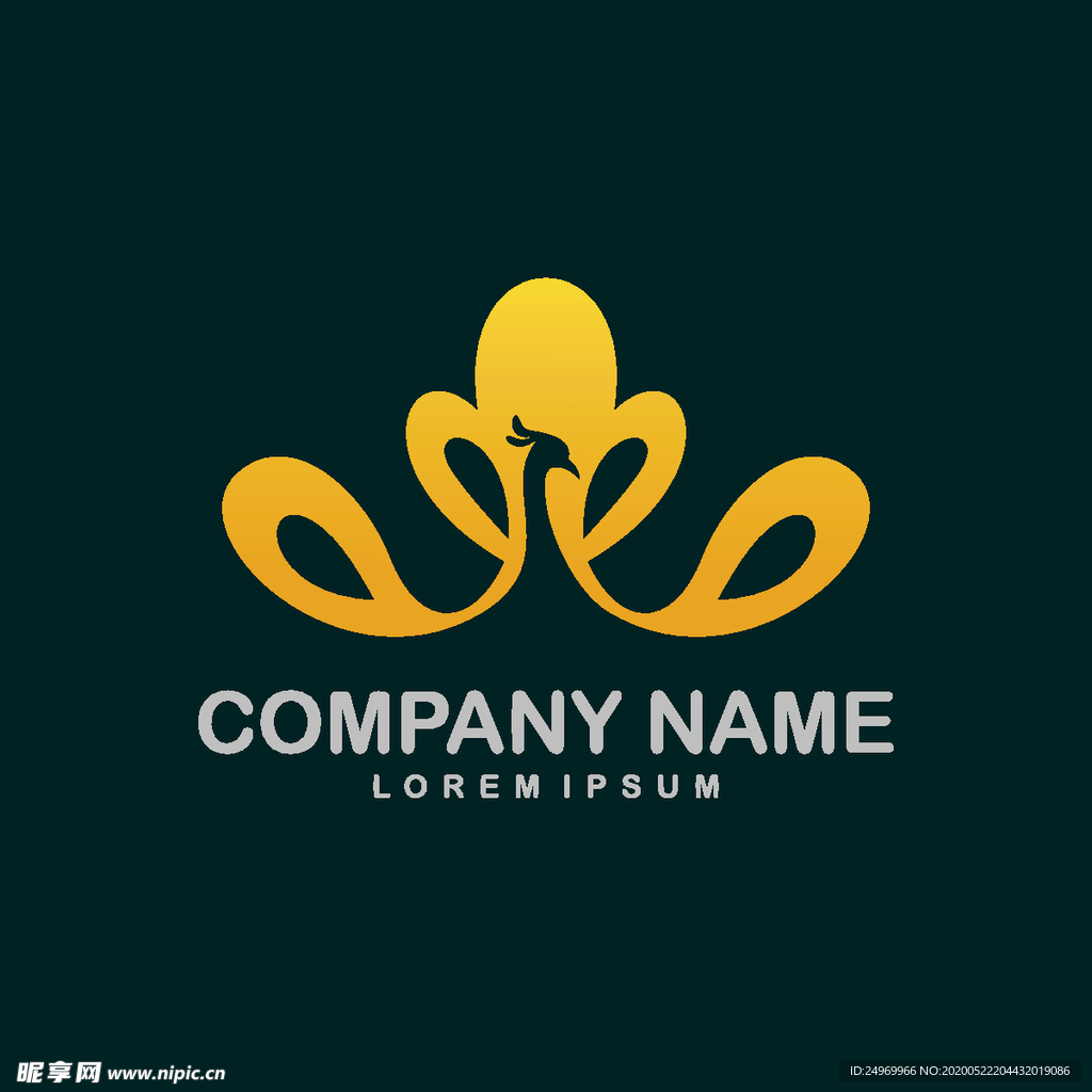孔雀logo
