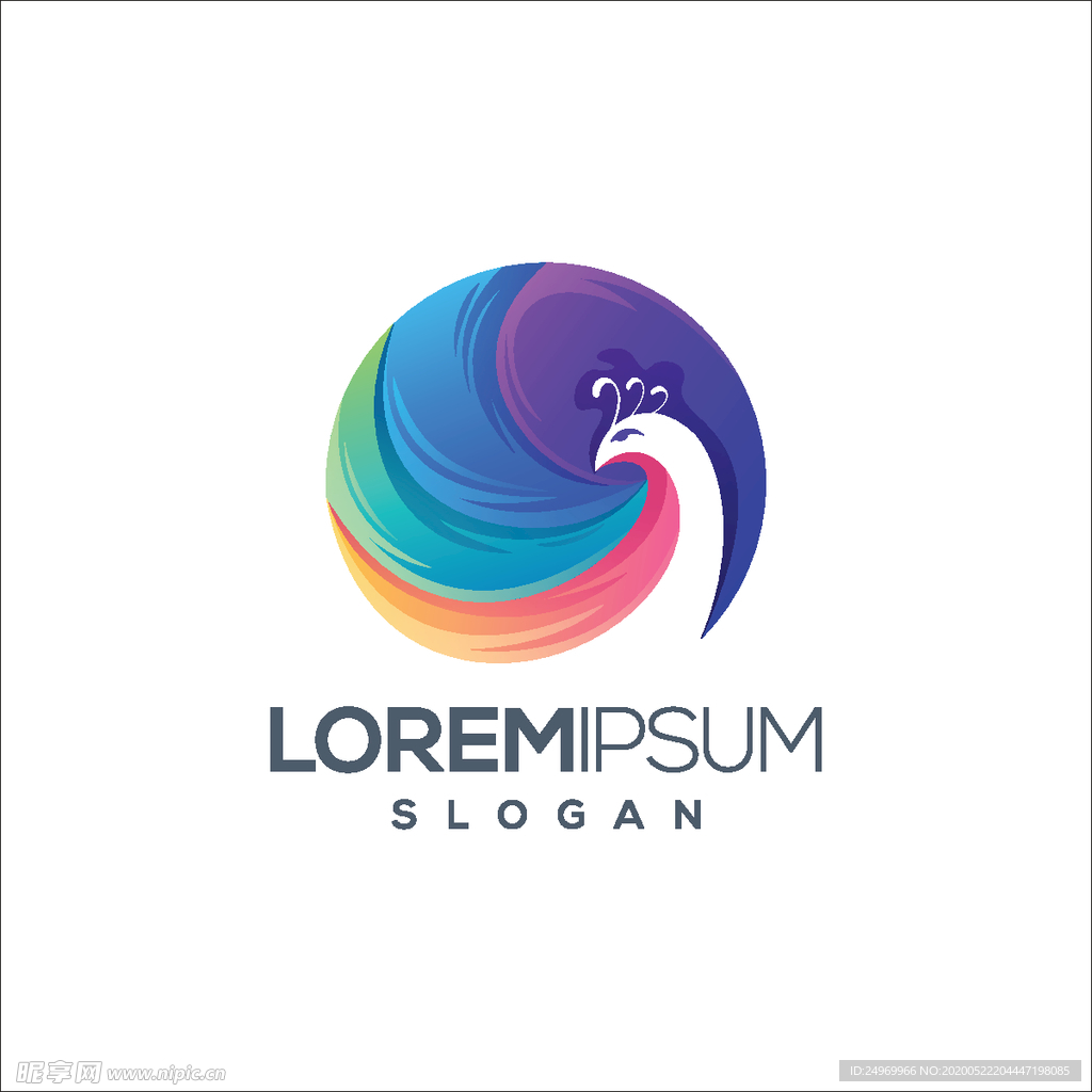 孔雀logo