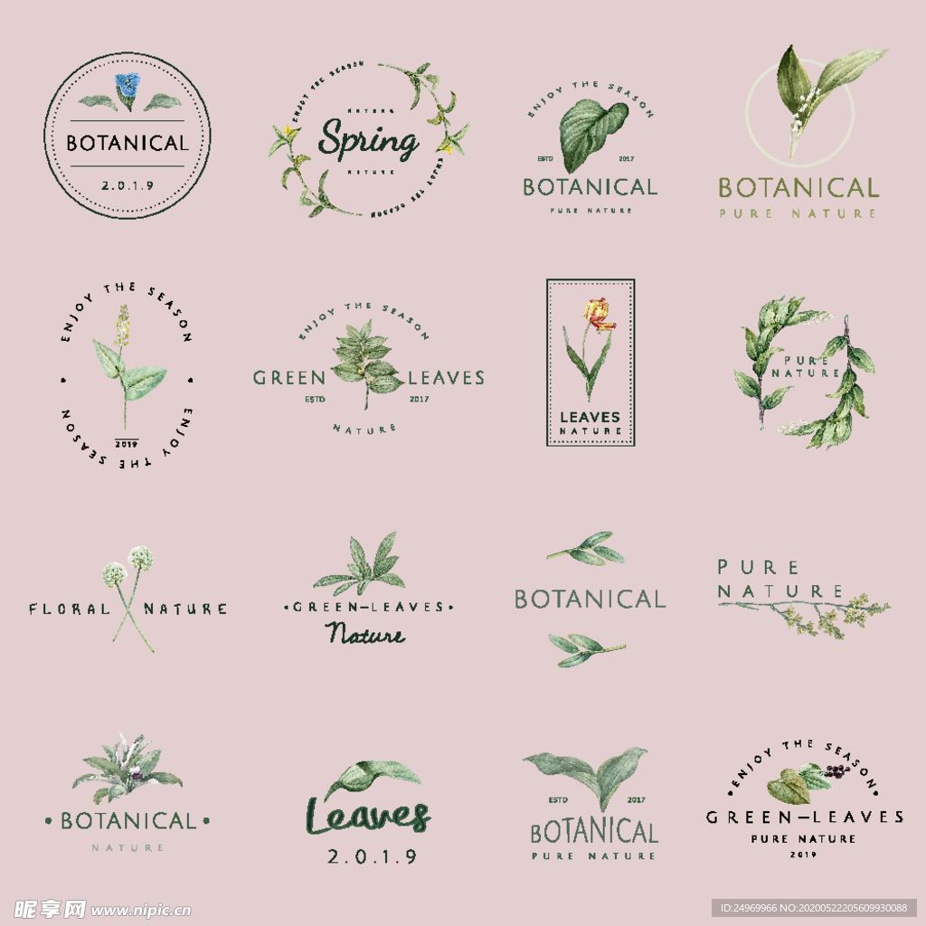 花卉logo