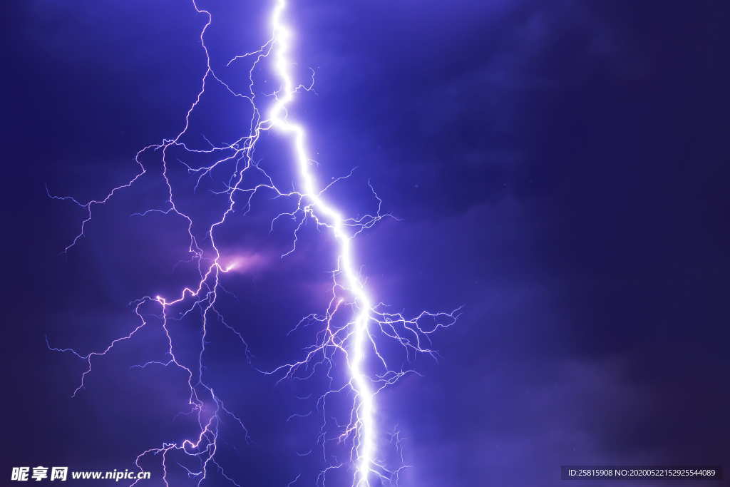 闪电霹雳雷电图片