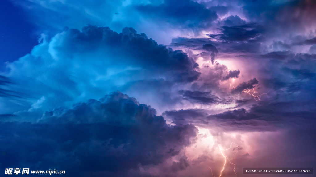 闪电霹雳雷电图片