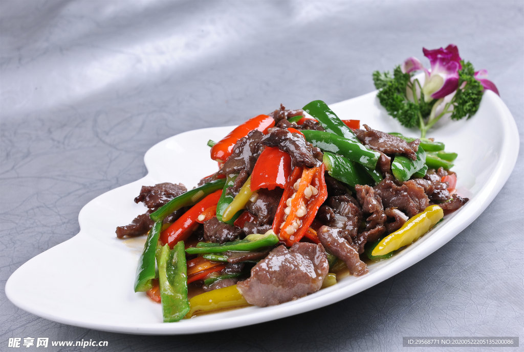 双椒炒驴肉
