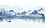 山水装饰画