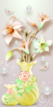 黄色花瓶