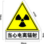 当心电离辐射