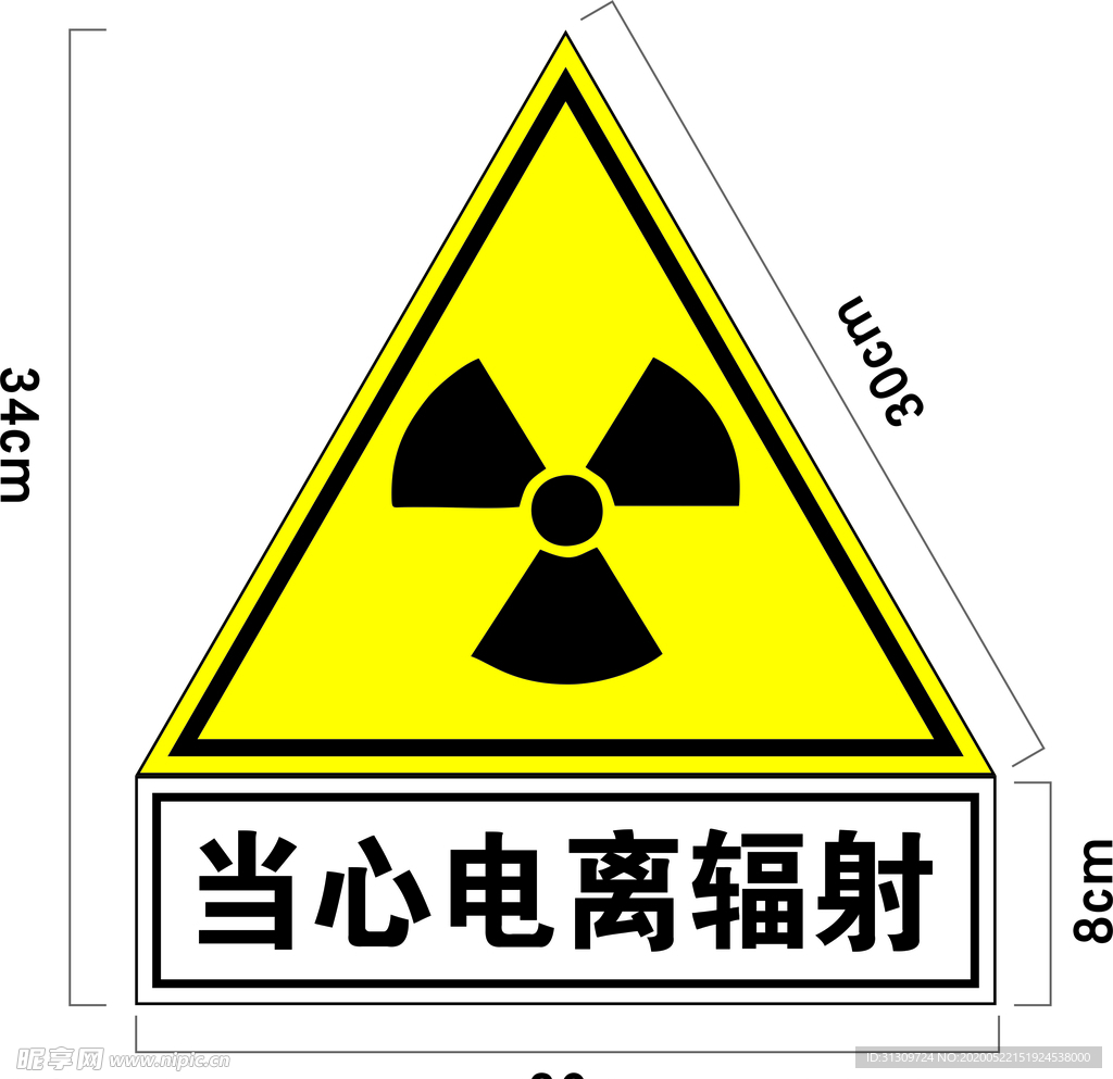 当心电离辐射